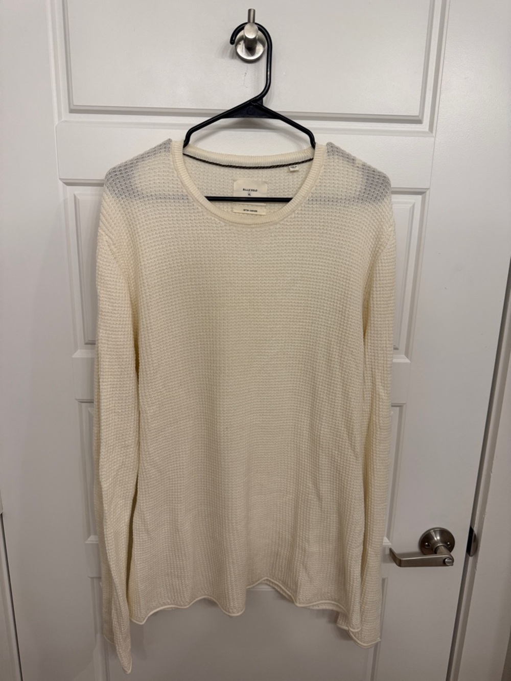 Men Billy Reid Cotton Cashmere Sweater Size XL